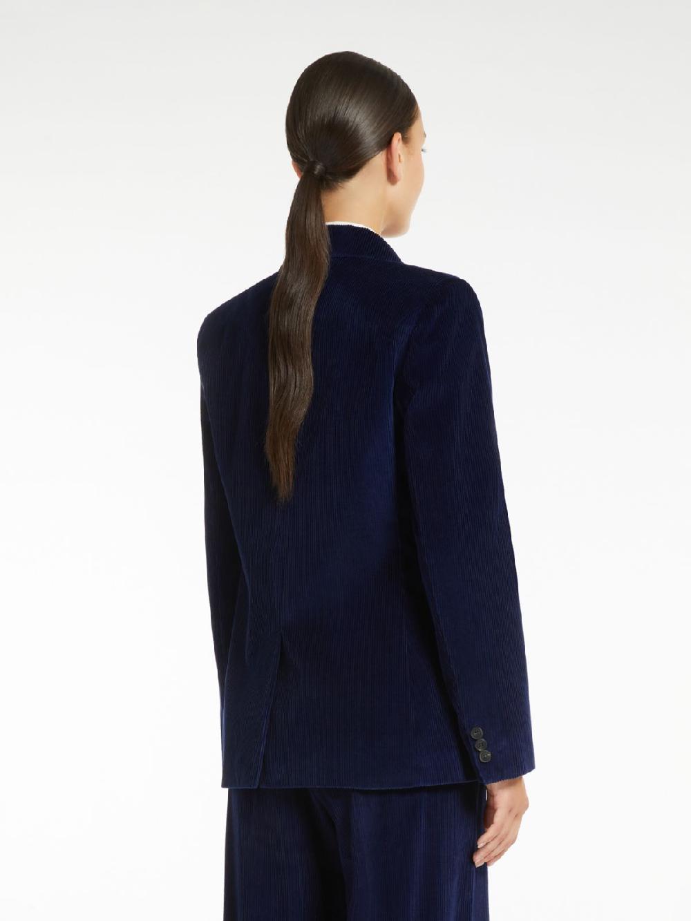 Weekend Blazer Doppiopetto In Velluto