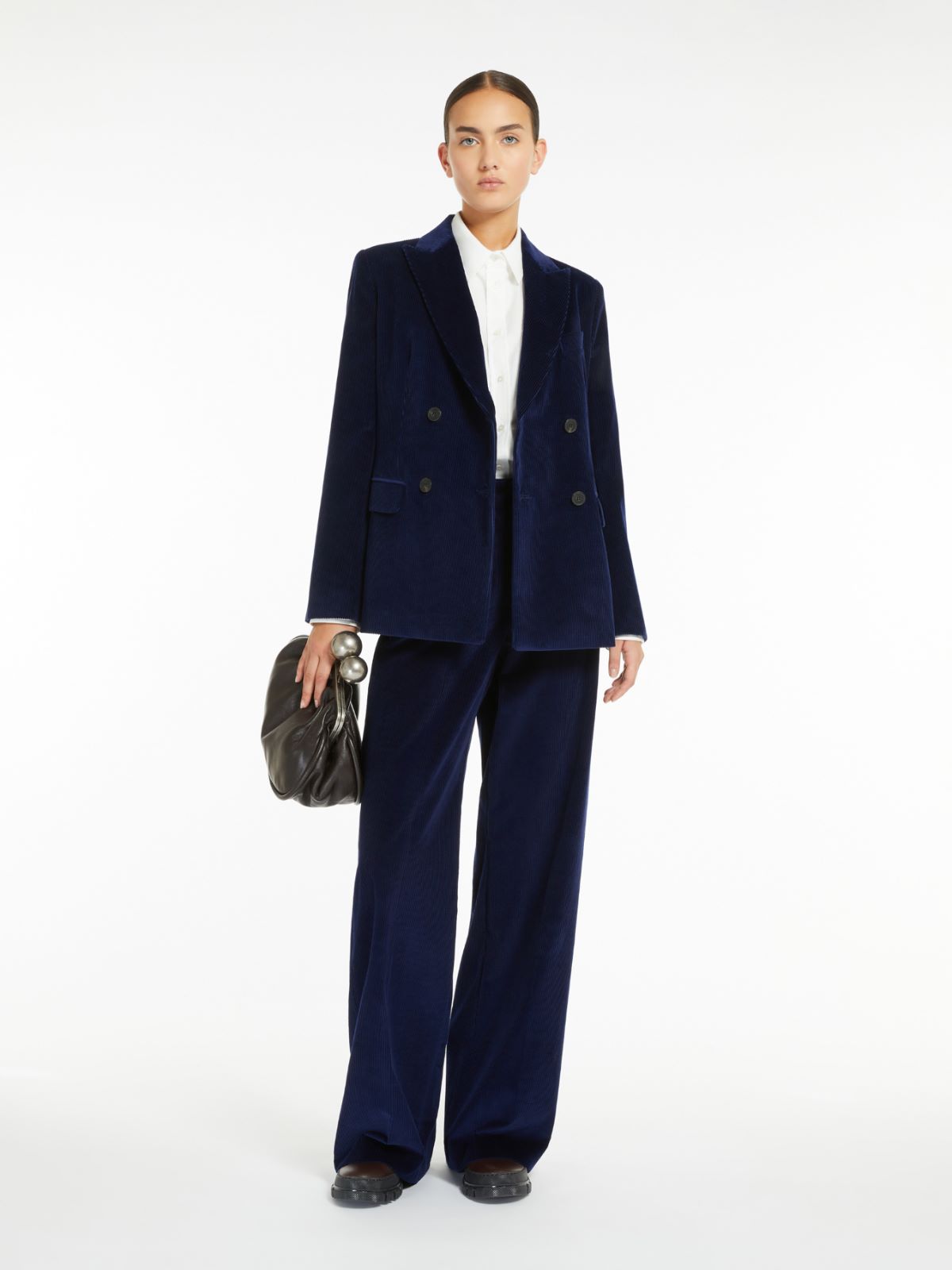 Weekend Blazer doppiopetto in velluto