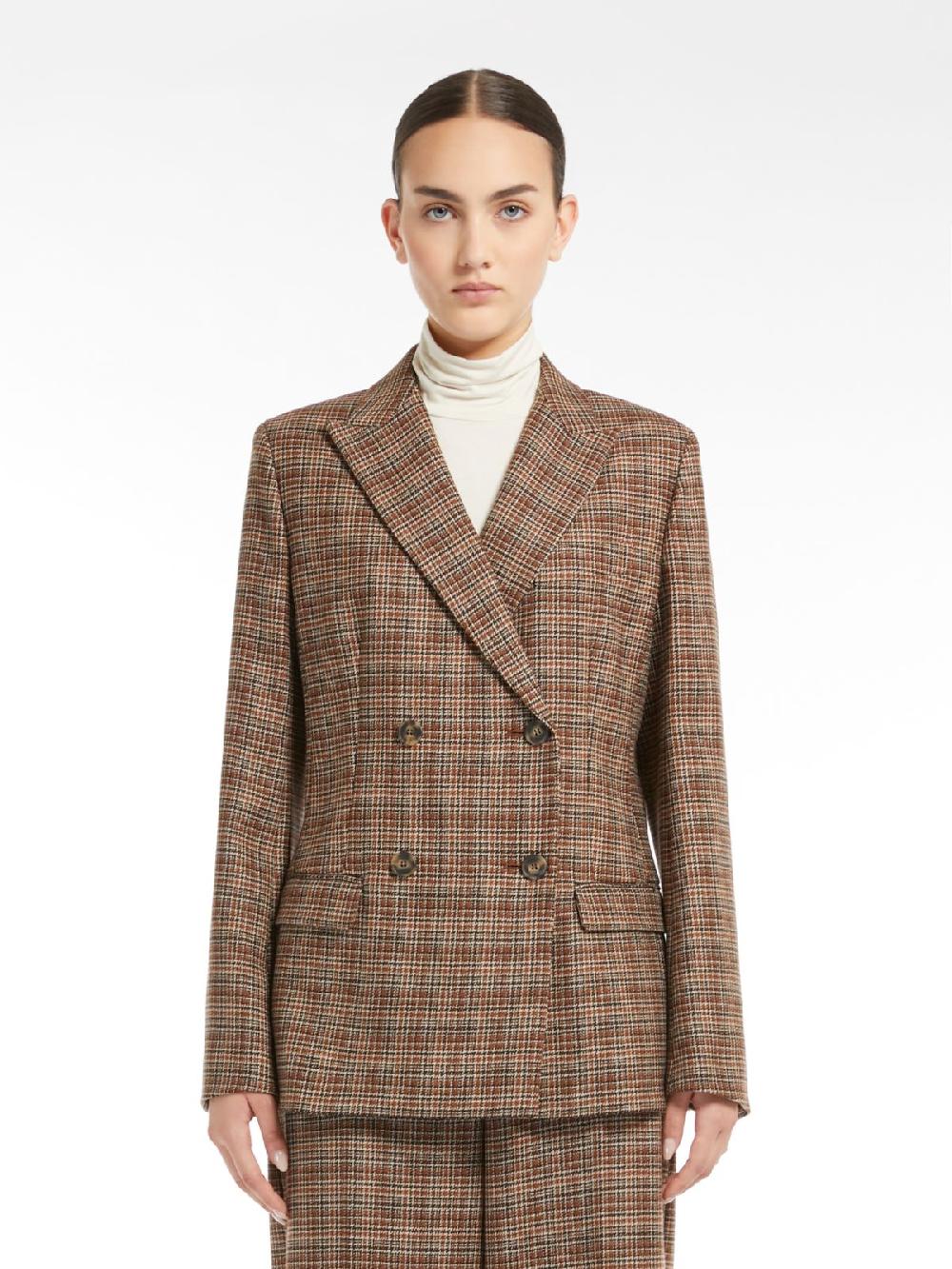 Weekend Blazer In Lana Disegnata