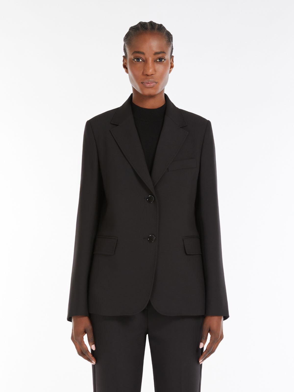 Weekend Blazer Monopetto In Tela Di Mista Lana