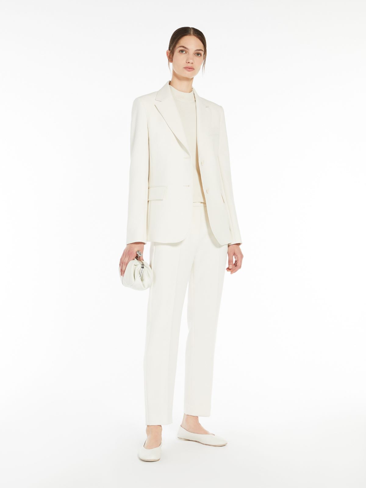 Weekend Blazer monopetto in tela di mista lana