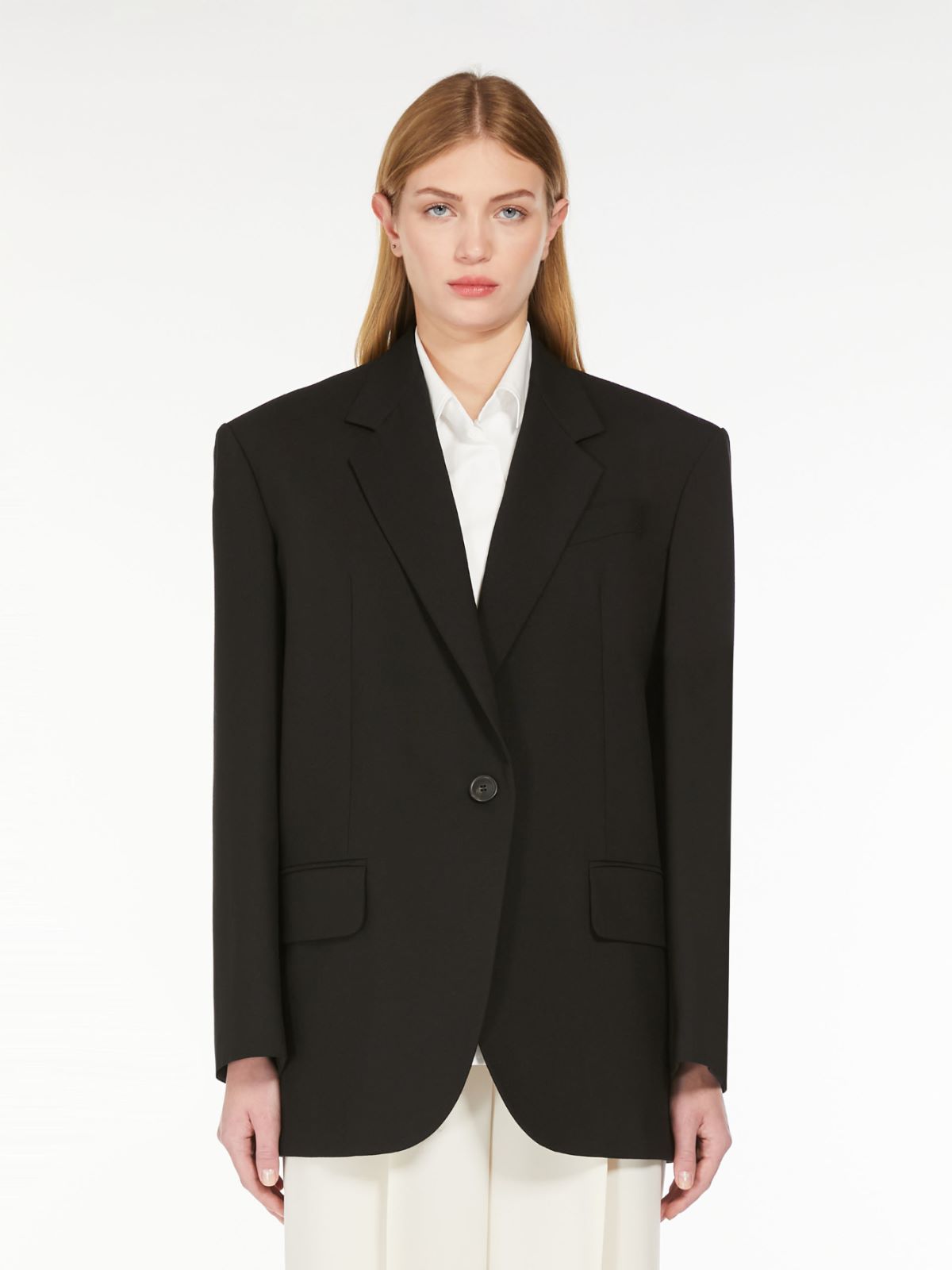 Weekend Blazer Over In Tela Di Lana