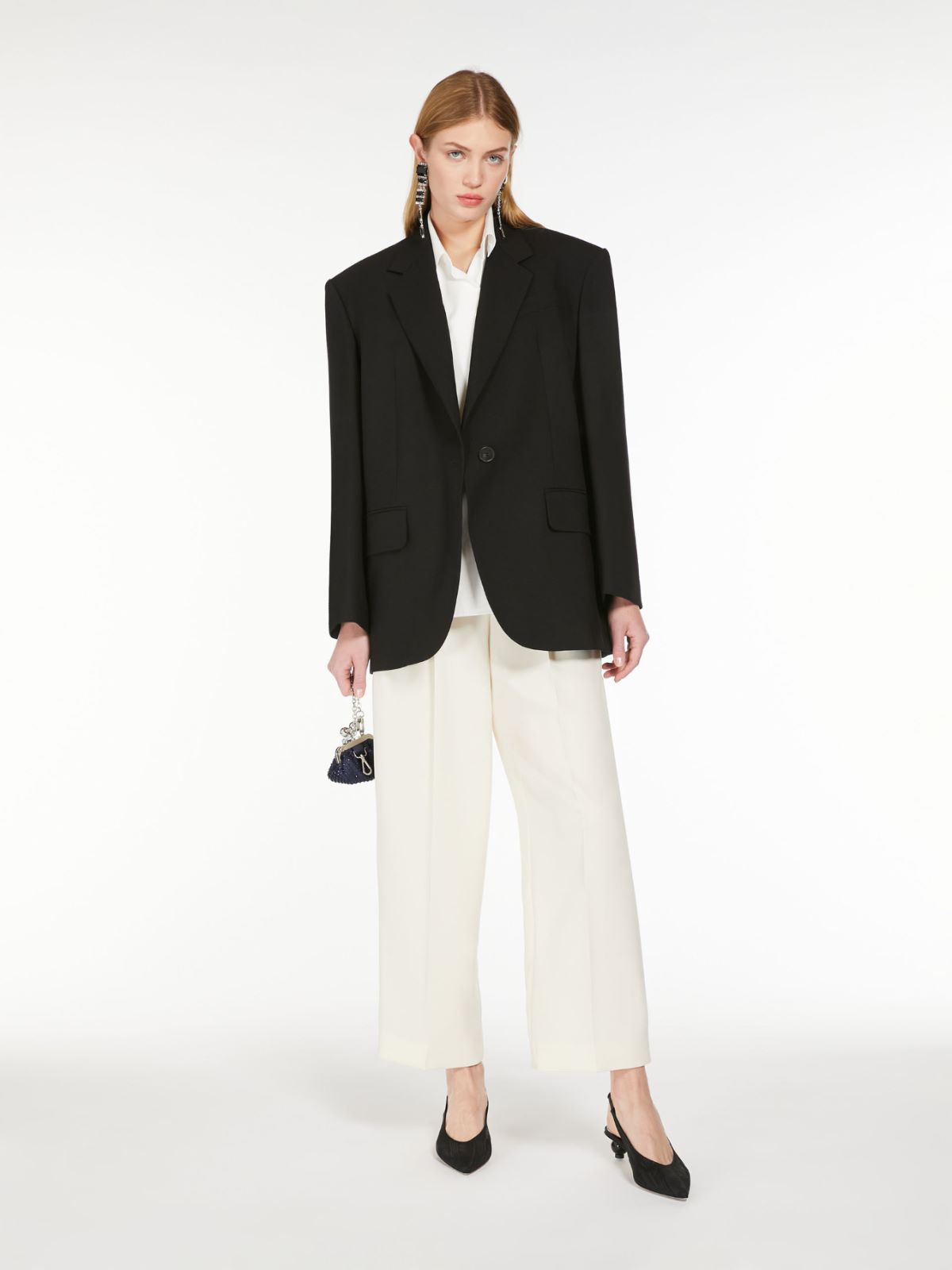 Weekend Blazer over in tela di lana