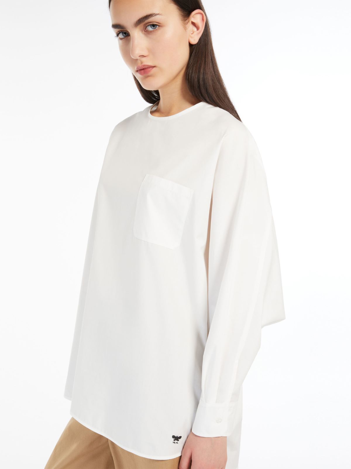 Weekend Blusa In Popeline Di Cotone