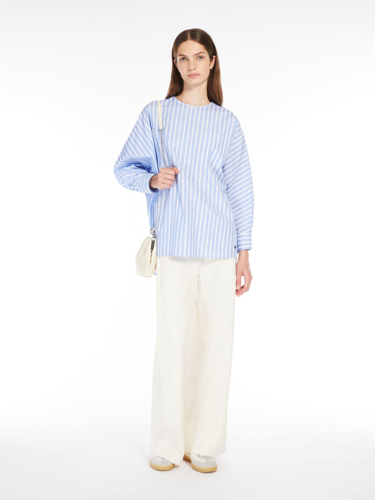 Weekend Blusa in popeline di cotone