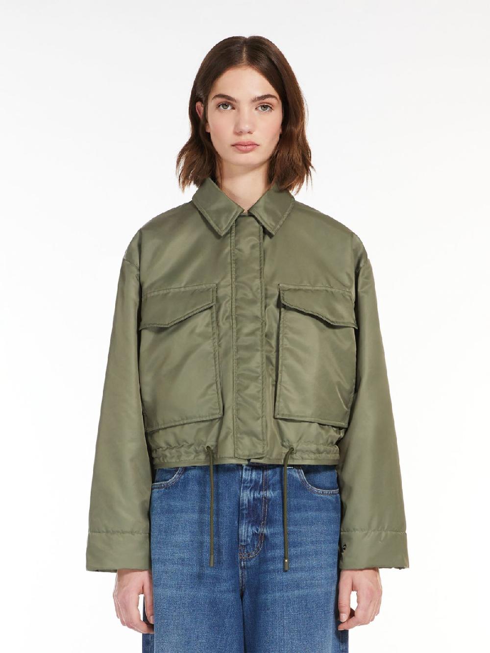 Weekend Bomber Reversibile In Twill Antigoccia