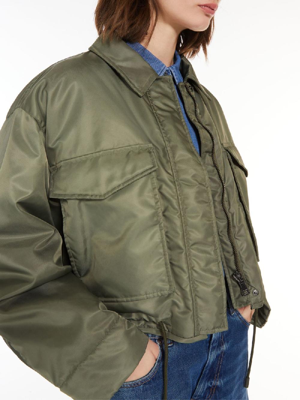Weekend Bomber Reversibile In Twill Antigoccia