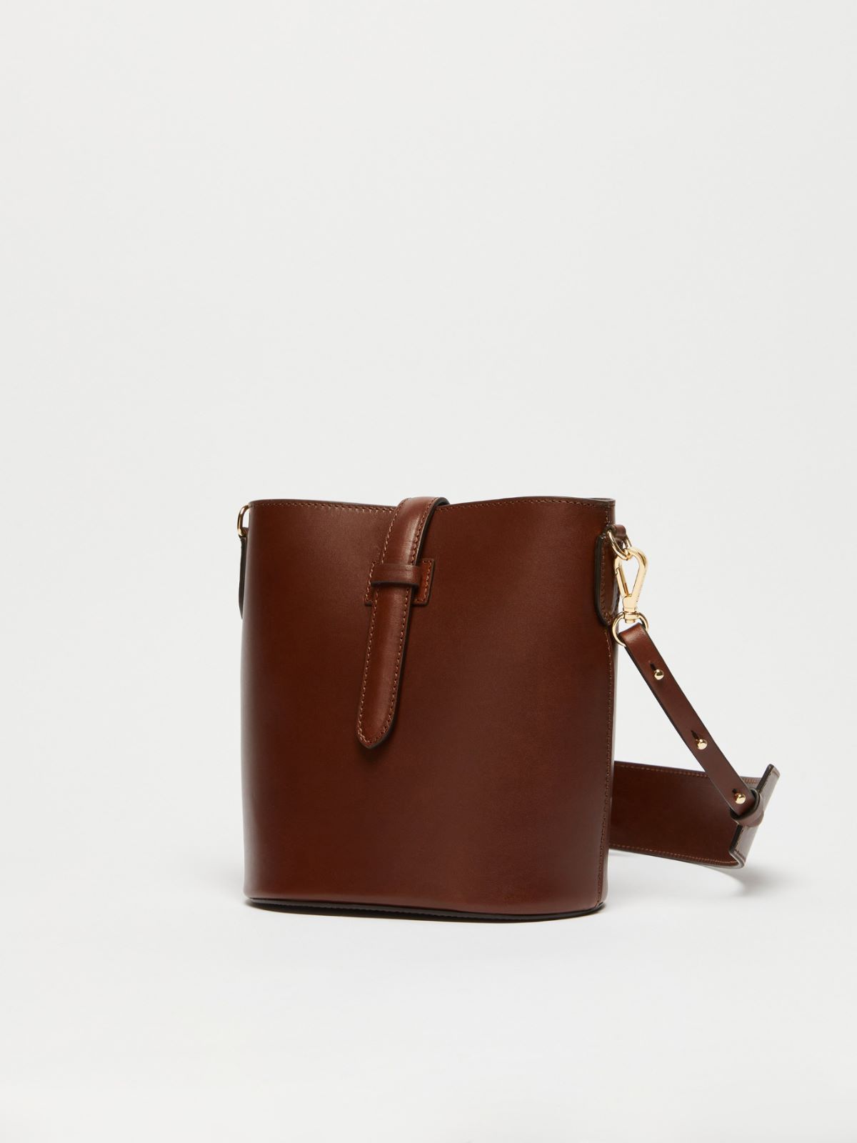 Weekend Borsa A Secchiello Piccola In Cuoio