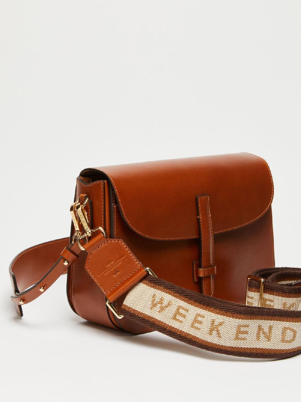 Weekend Borsa A Tracolla In Cuoio