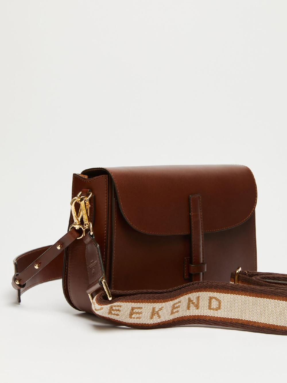 Weekend Borsa A Tracolla In Cuoio