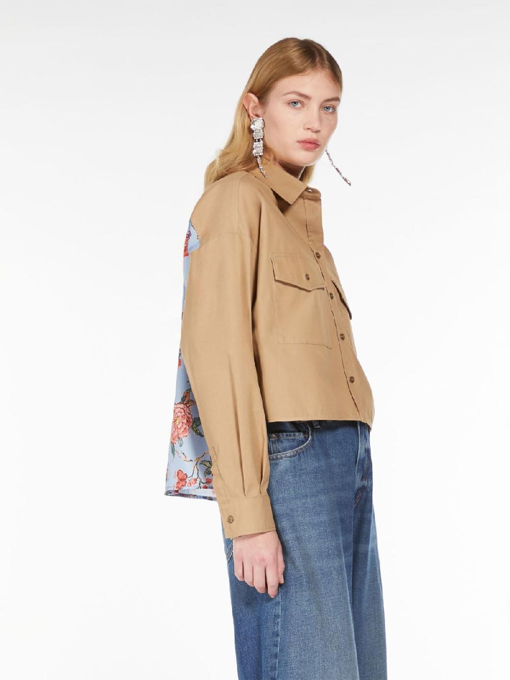 Weekend Camicia In Cotone E Twill Stampato