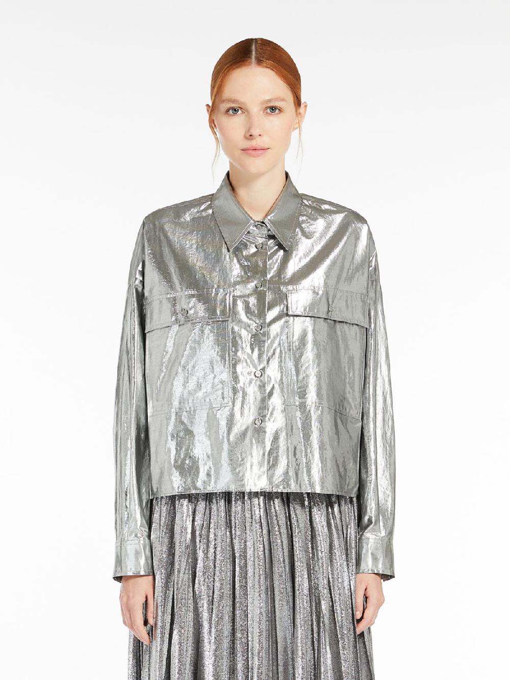 Weekend Camicia In Cotone Lamé