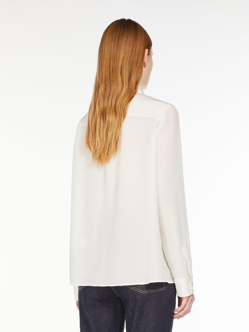 Weekend Camicia In Crêpe De Chine Lavata