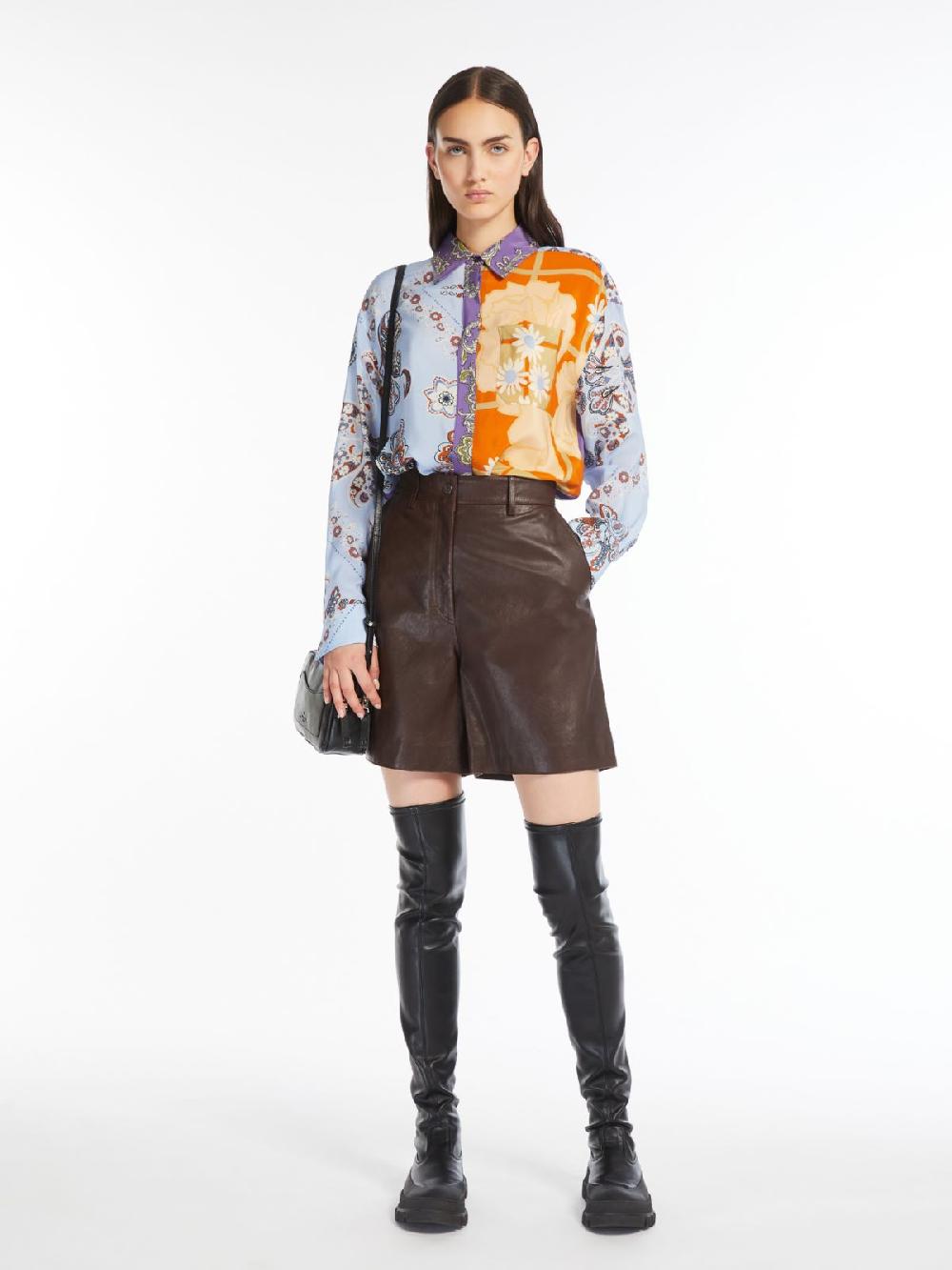 Weekend Camicia in crêpe de Chine stampata