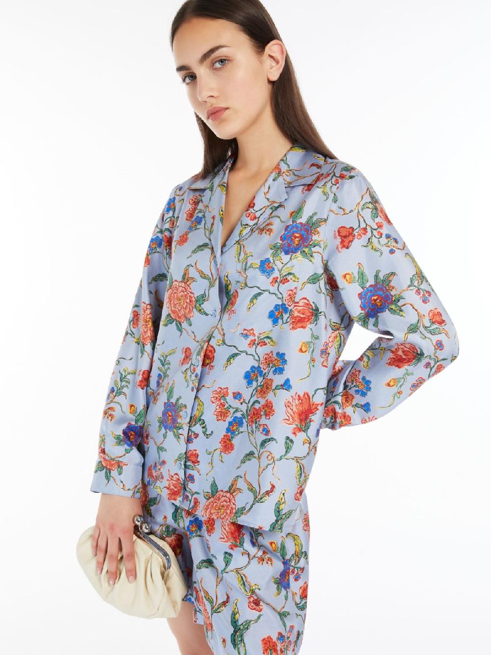 Weekend Camicia In Twill Di Seta