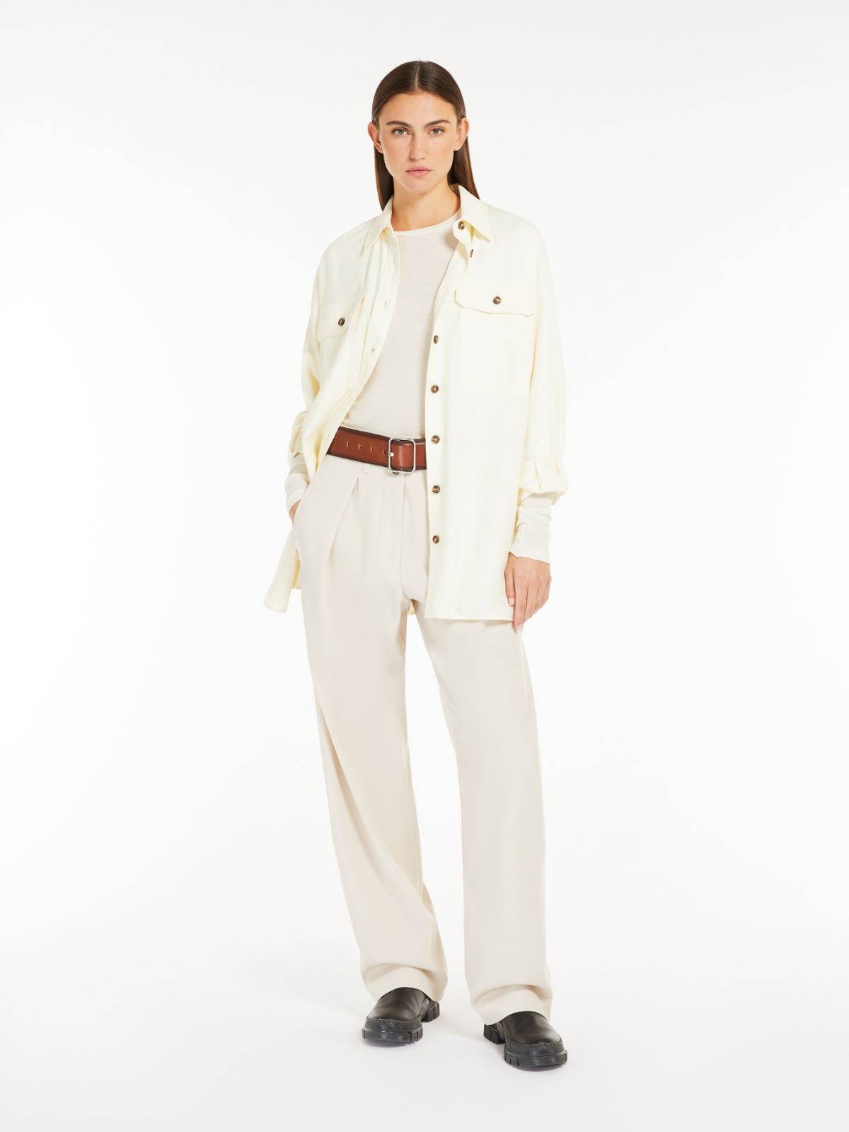 Weekend Camicia over in flanella di cotone