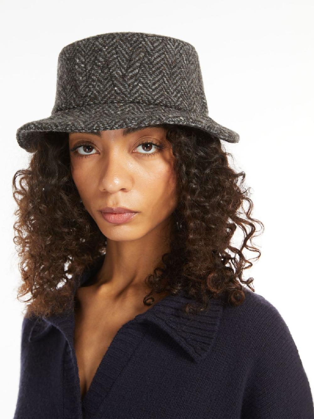 Weekend Cappello In Tweed Con Logo