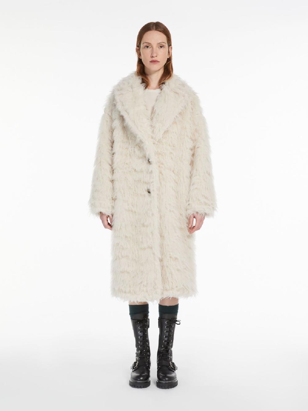 Weekend Cappotto A Vestaglia In Alpaca E Lana