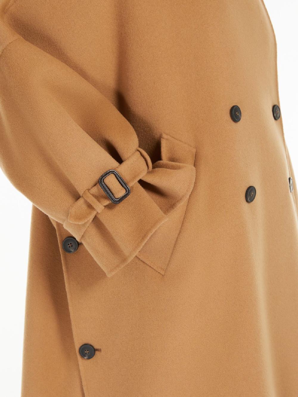 Weekend Cappotto Ampio In Double Di Mista Lana