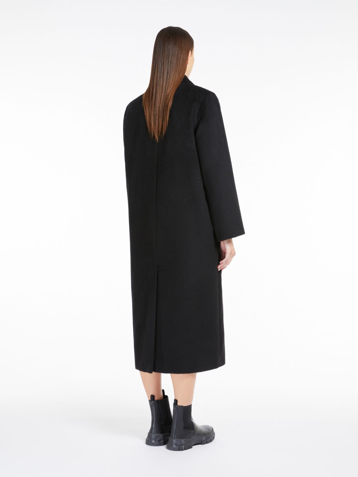 Weekend Cappotto Doppiopetto In Lana E Alpaca