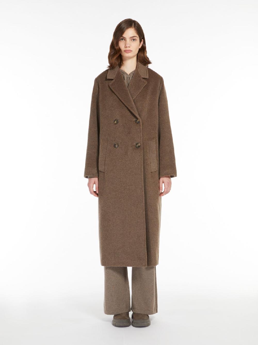 Weekend Cappotto Doppiopetto In Lana E Alpaca