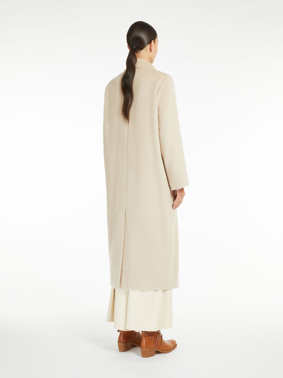 Weekend Cappotto Doppiopetto In Lana E Alpaca