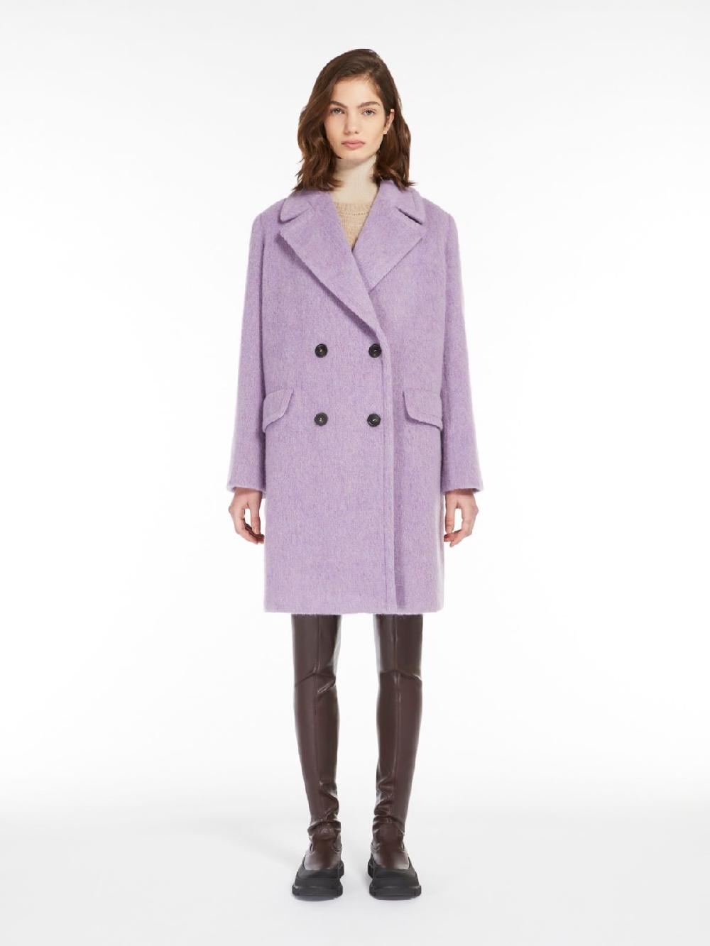 Weekend Cappotto Doppiopetto In Mista Lana