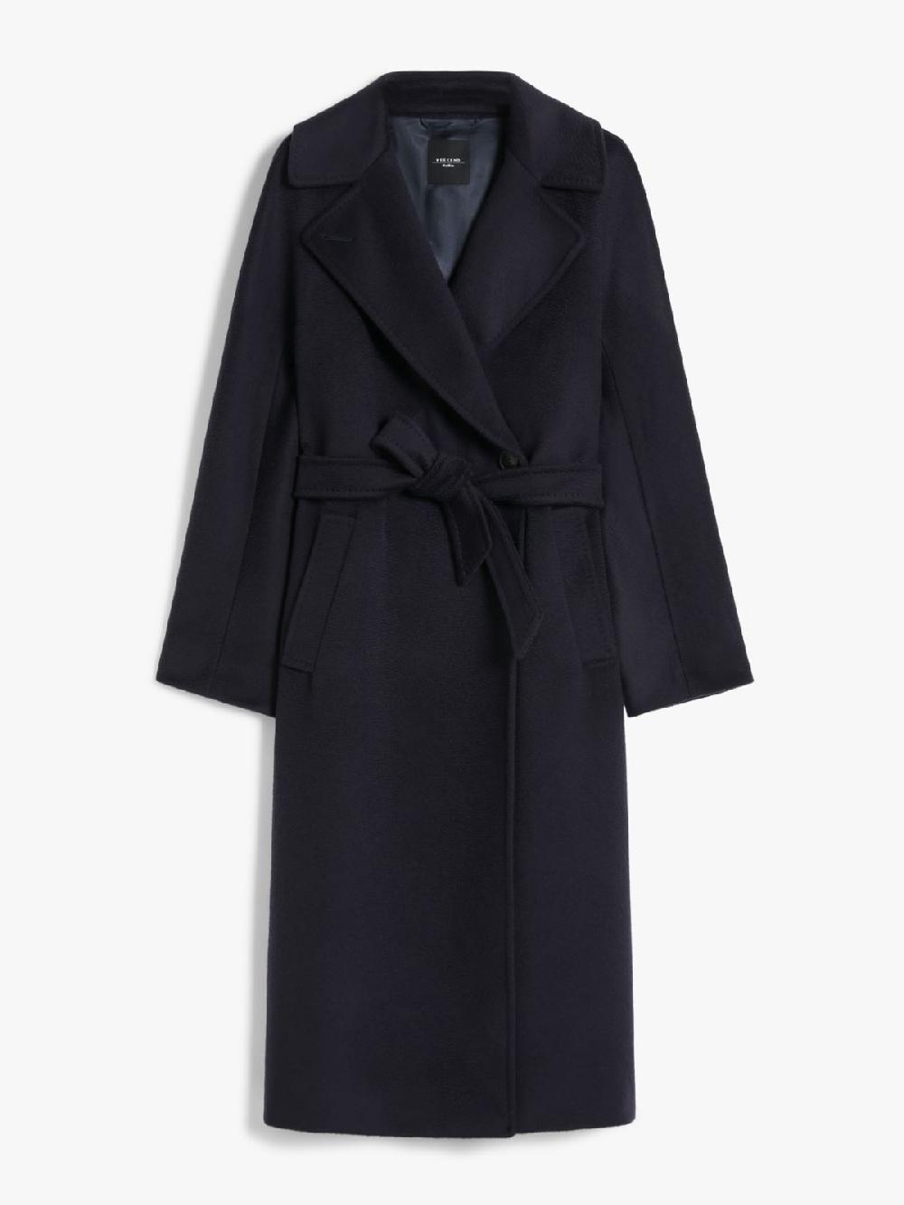 Weekend Cappotto In Lana Con Cintura