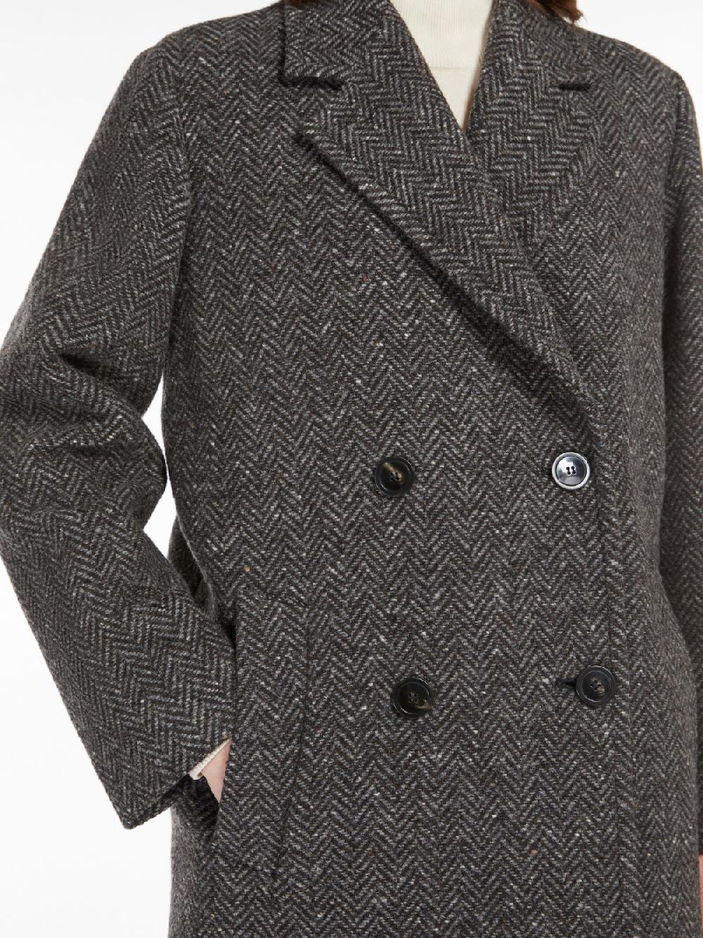 Weekend Cappotto In Tweed Di Lana
