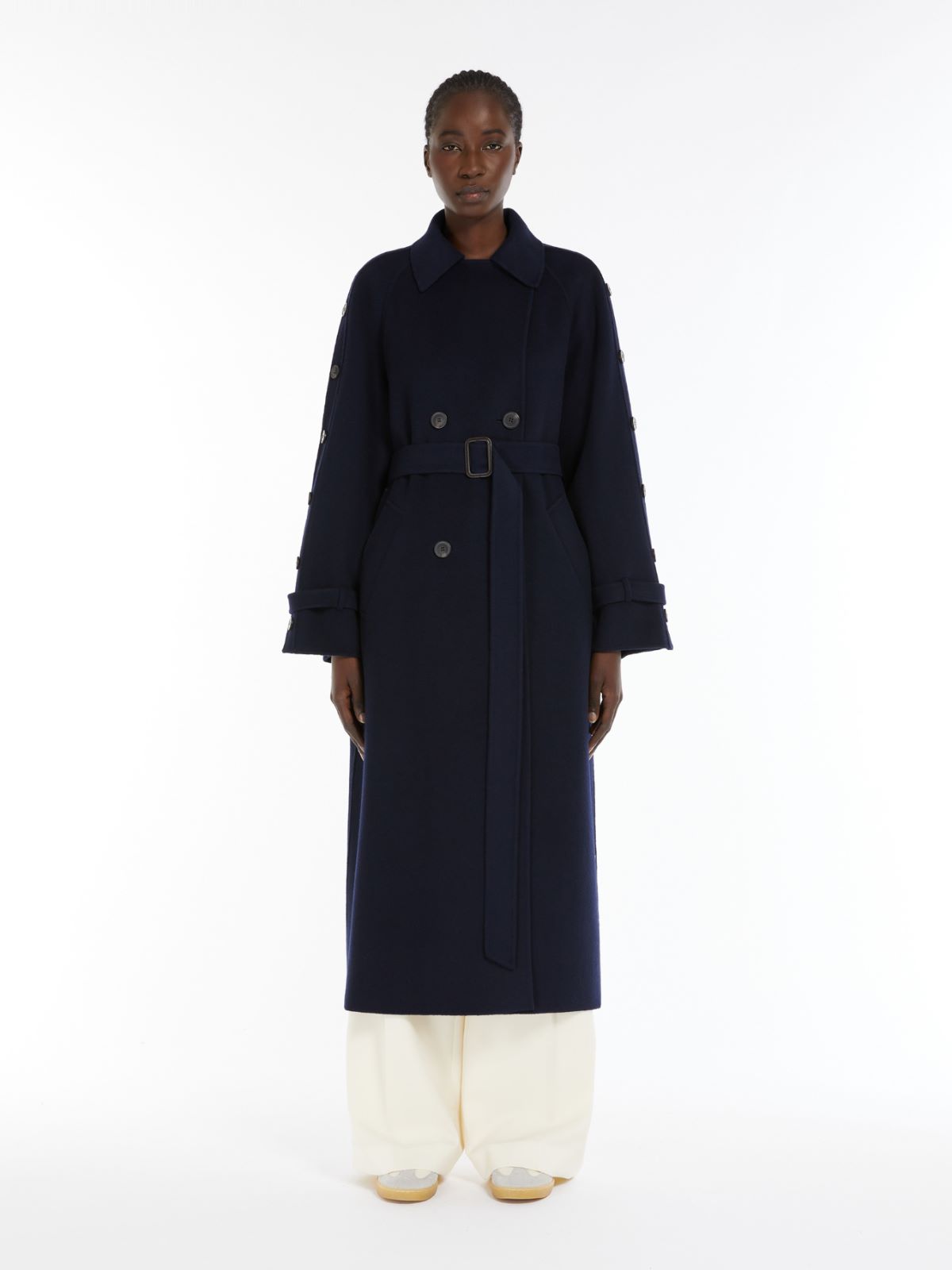 Weekend Cappotto Trench In Lana