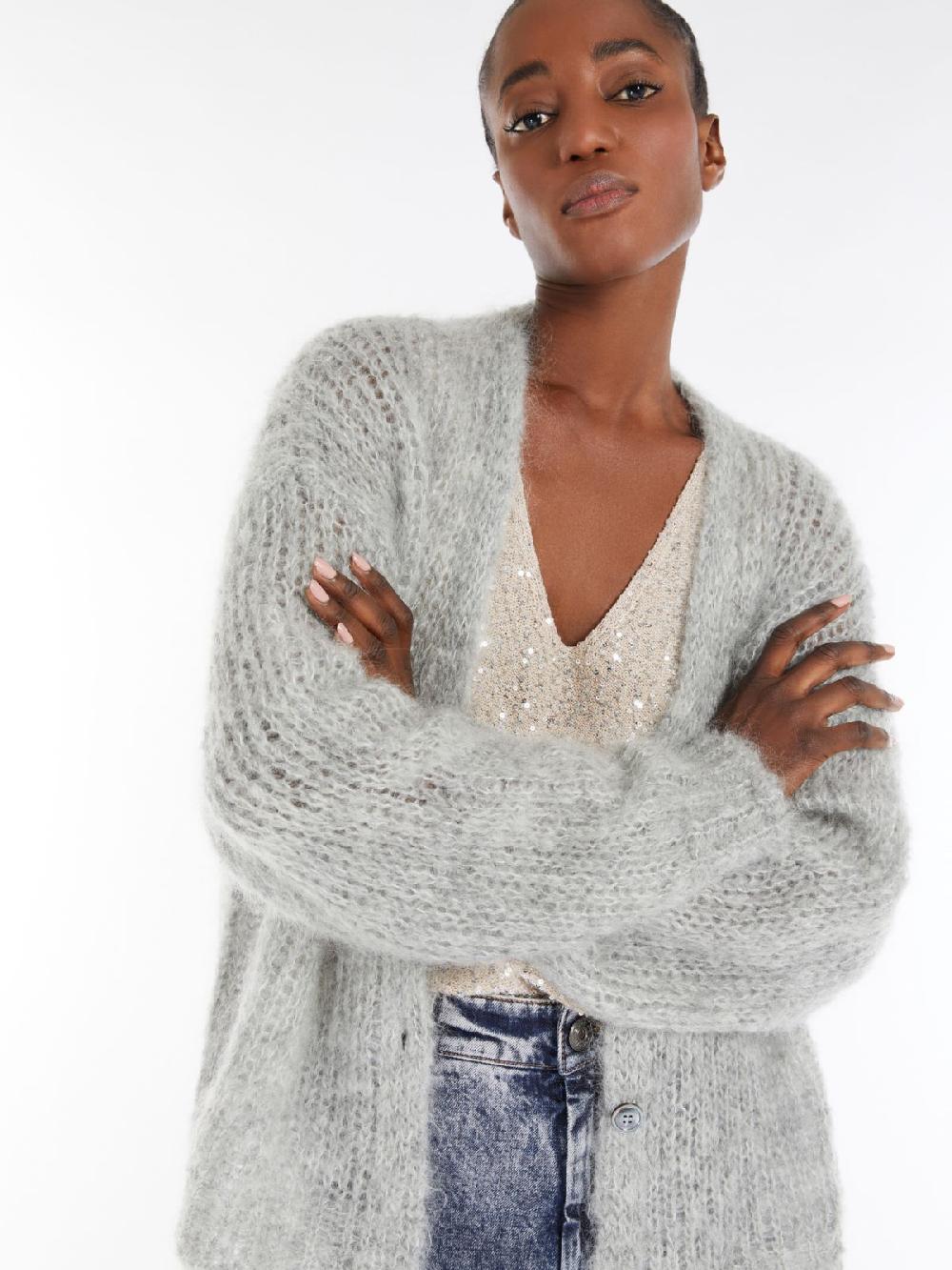 Weekend Cardigan In Filato Di Mohair