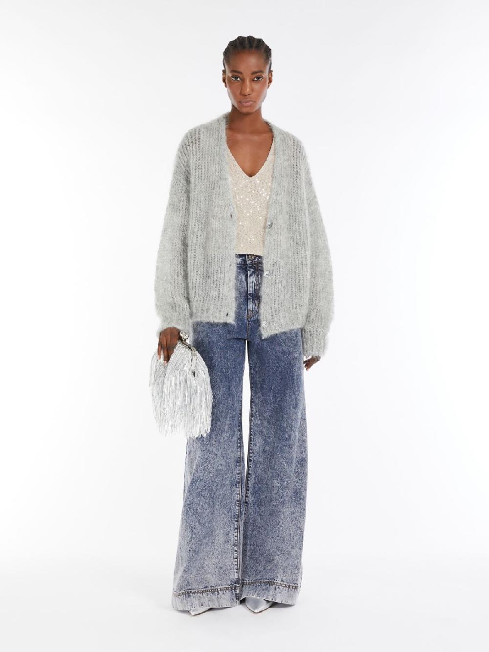 Weekend Cardigan in filato di mohair