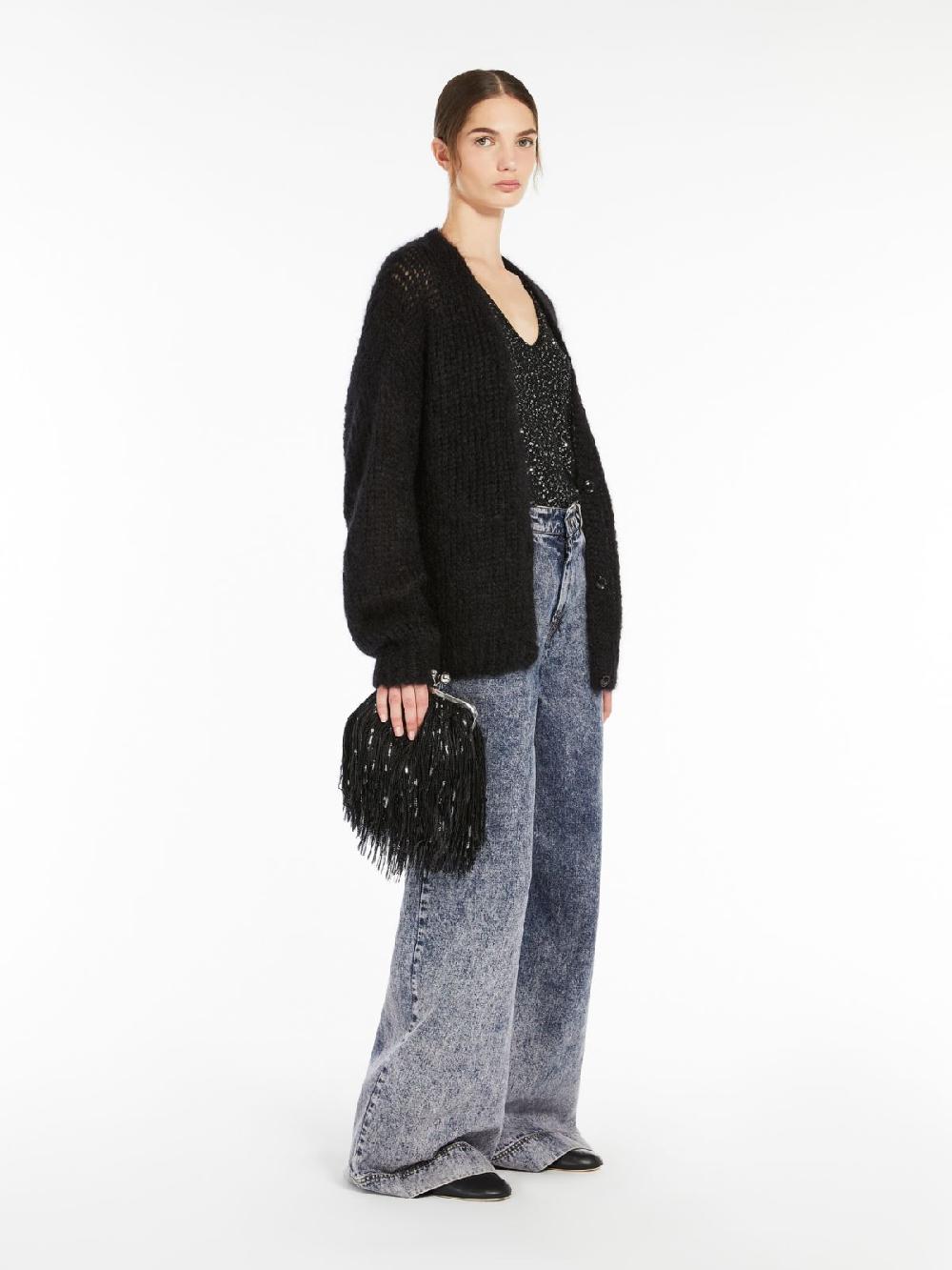 Weekend Cardigan in filato di mohair