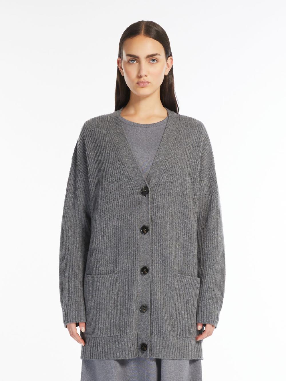 Weekend Cardigan Over In Lana Viscosa E Cachemire