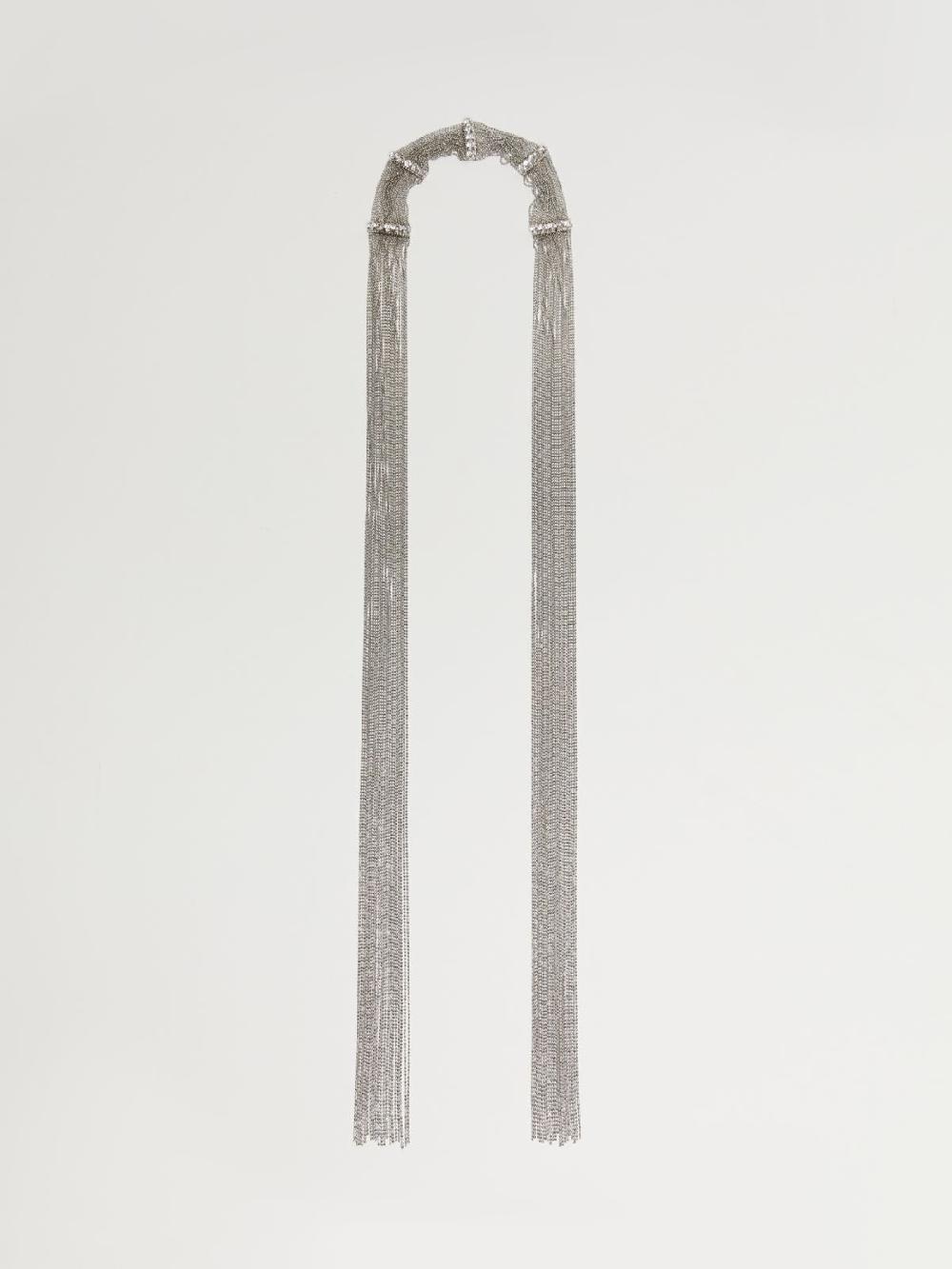 Weekend Collana a sciarpa in metallo