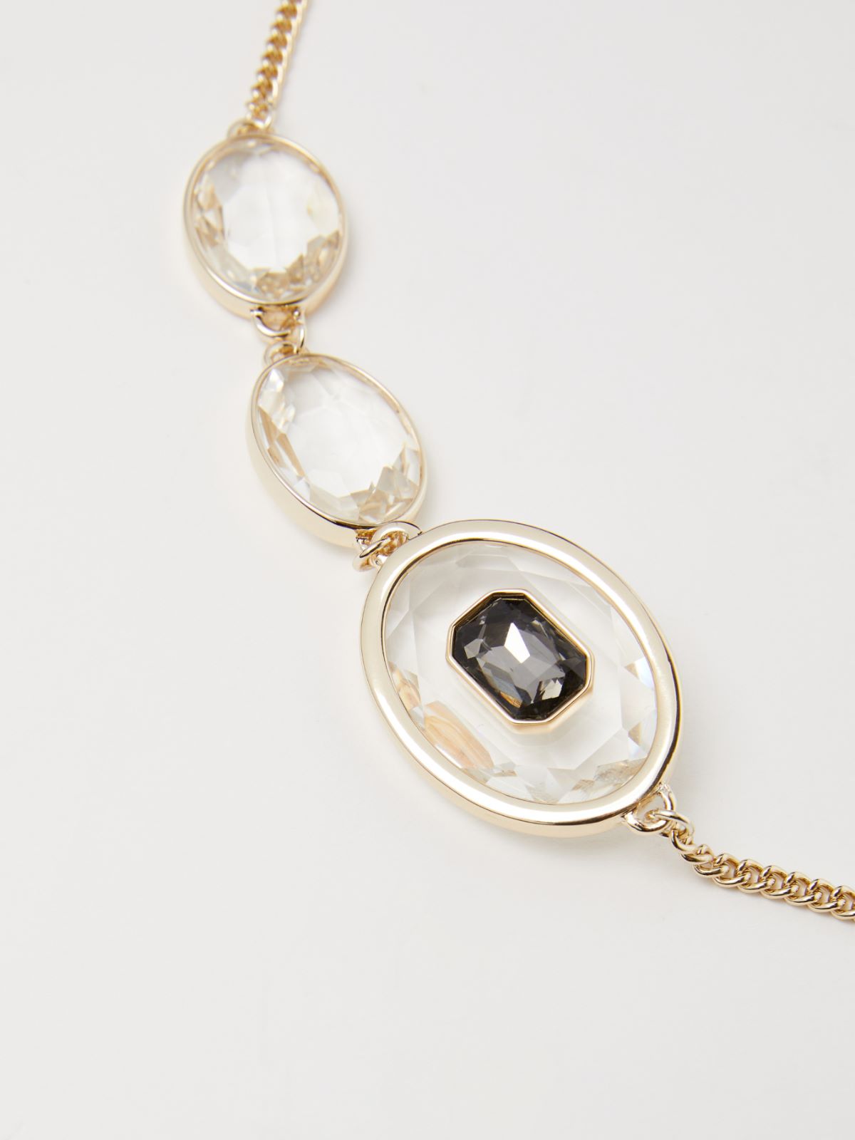 Weekend Collana Doppio Filo Con Pietre