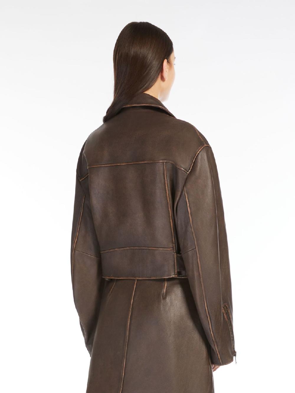 Weekend Giacca Biker In Pelle