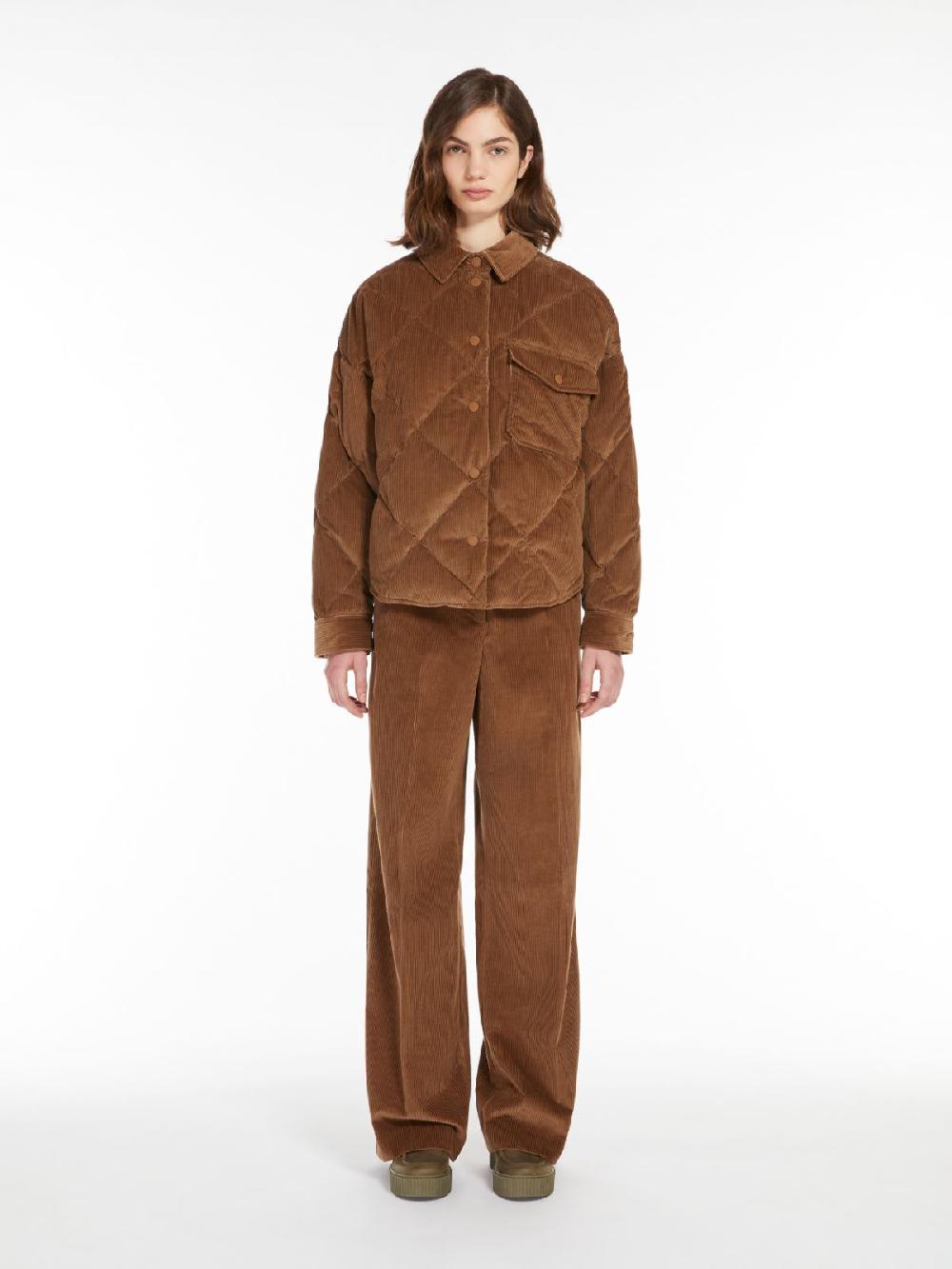 Weekend Giacca Imbottita In Velluto Antigoccia