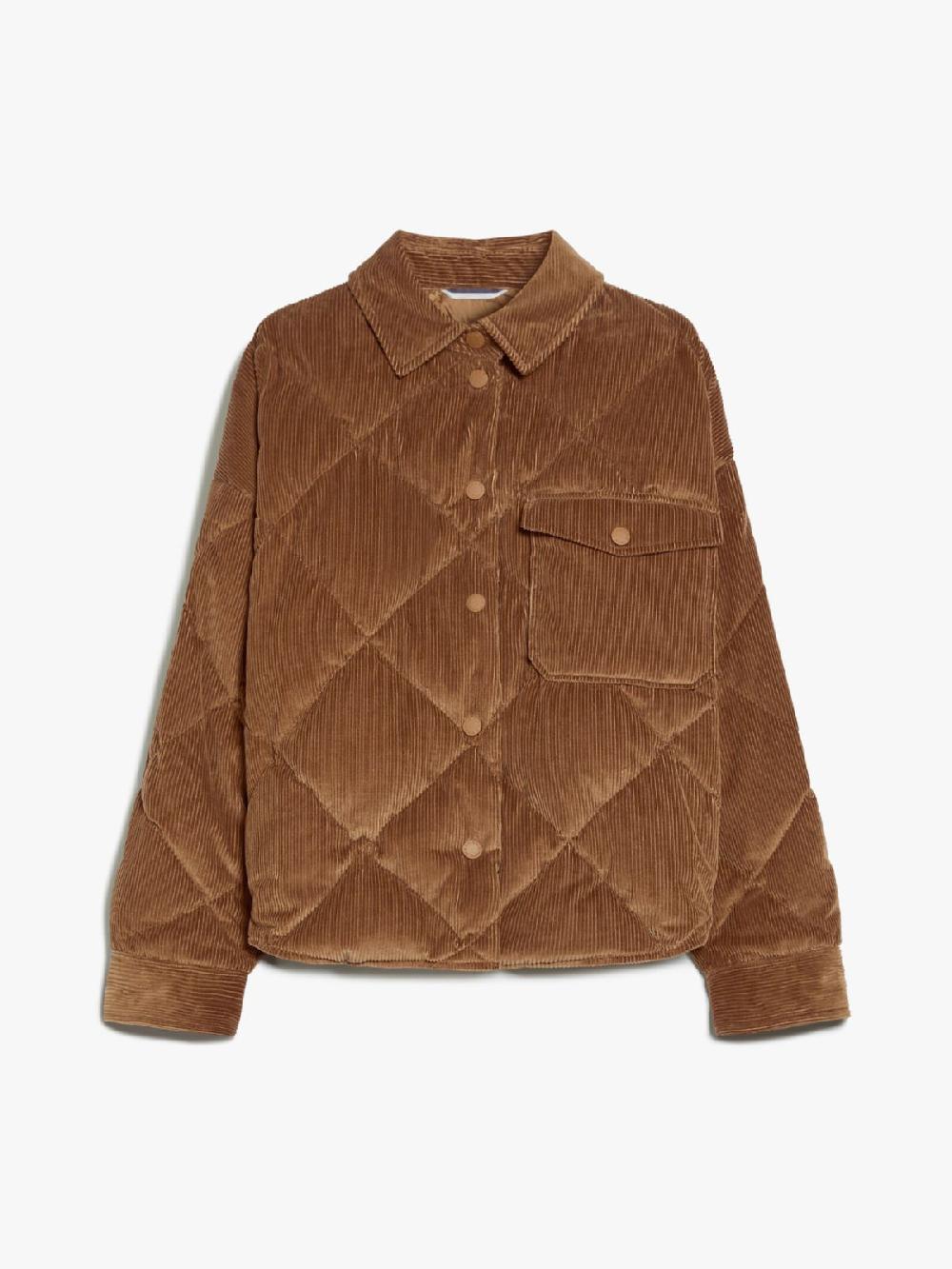 Weekend Giacca Imbottita In Velluto Antigoccia