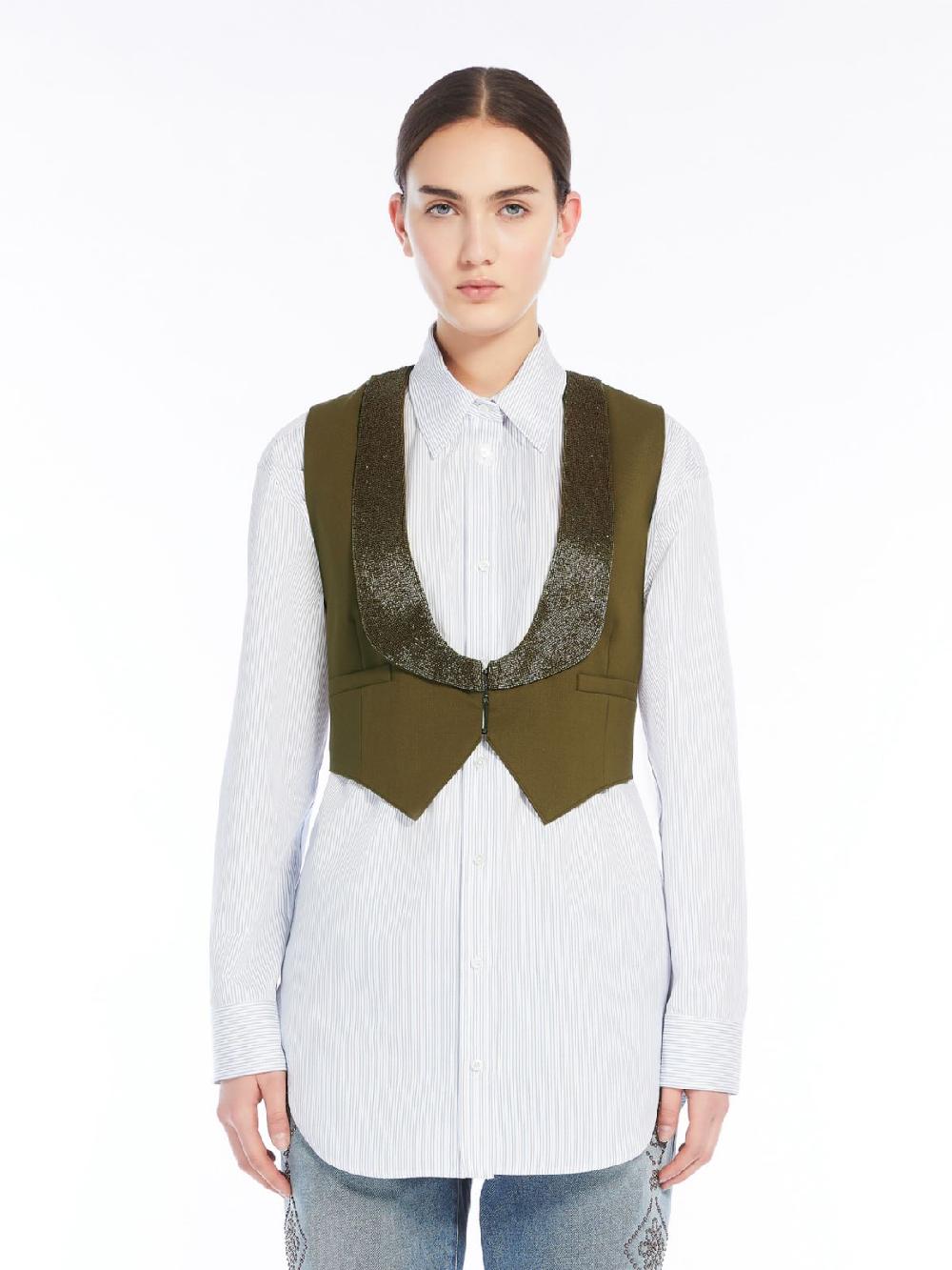 Weekend Gilet In Mista Lana