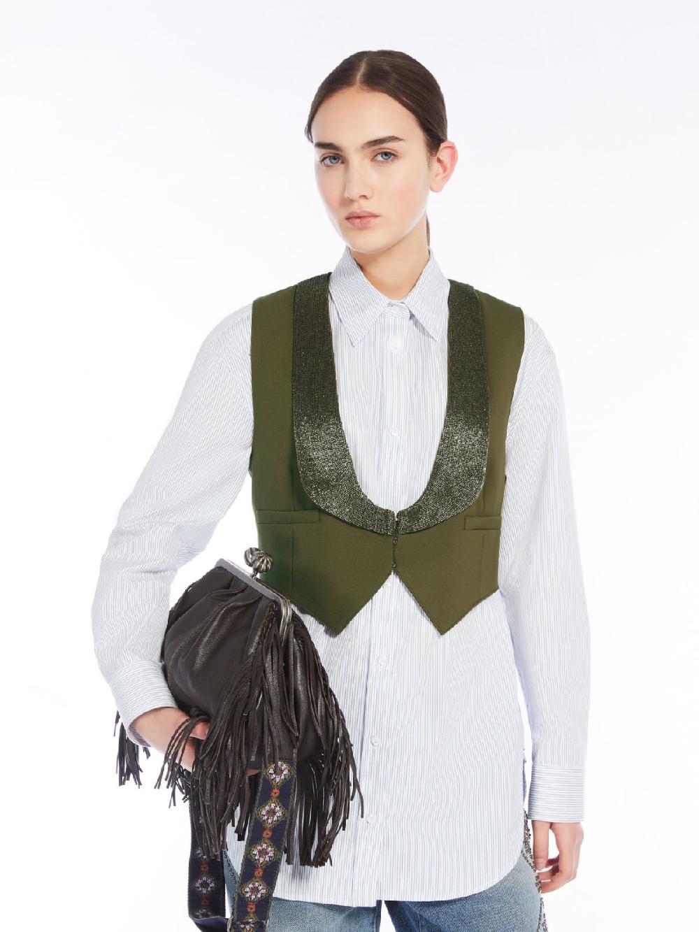 Weekend Gilet In Mista Lana