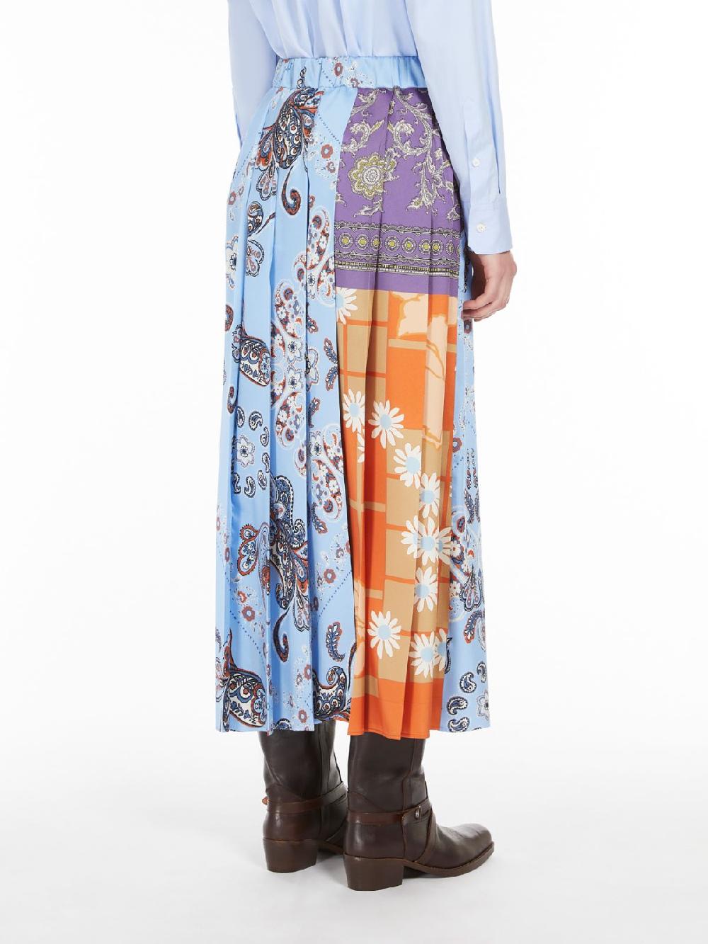 Weekend Gonna A Pieghe In Twill Stampato