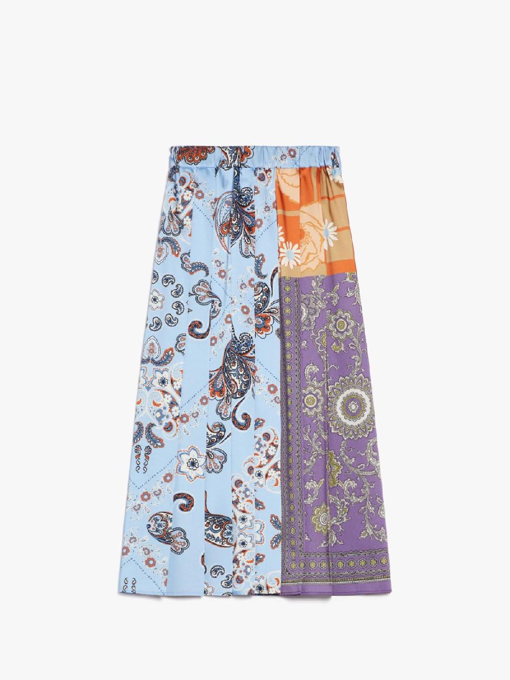 Weekend Gonna A Pieghe In Twill Stampato