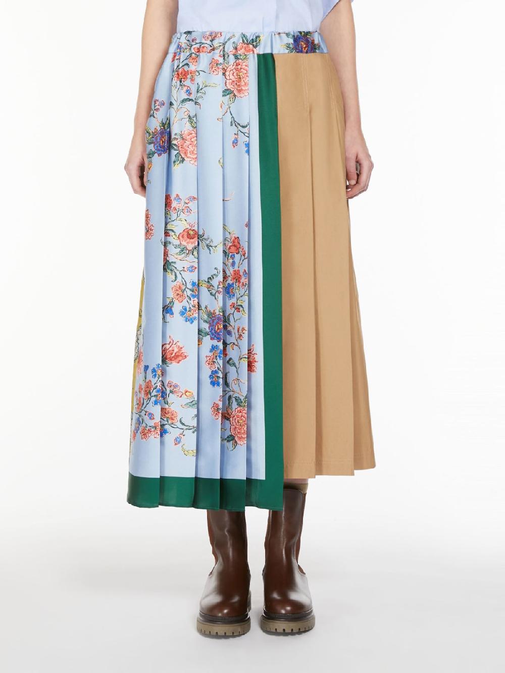 Weekend Gonna Midi In Tela E Twill Stampato