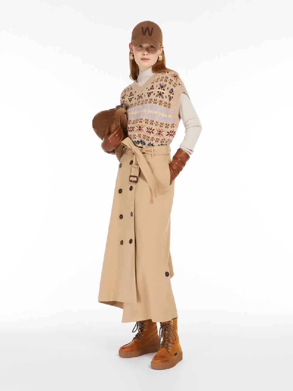 Weekend Gonna trench in gabardina di cotone