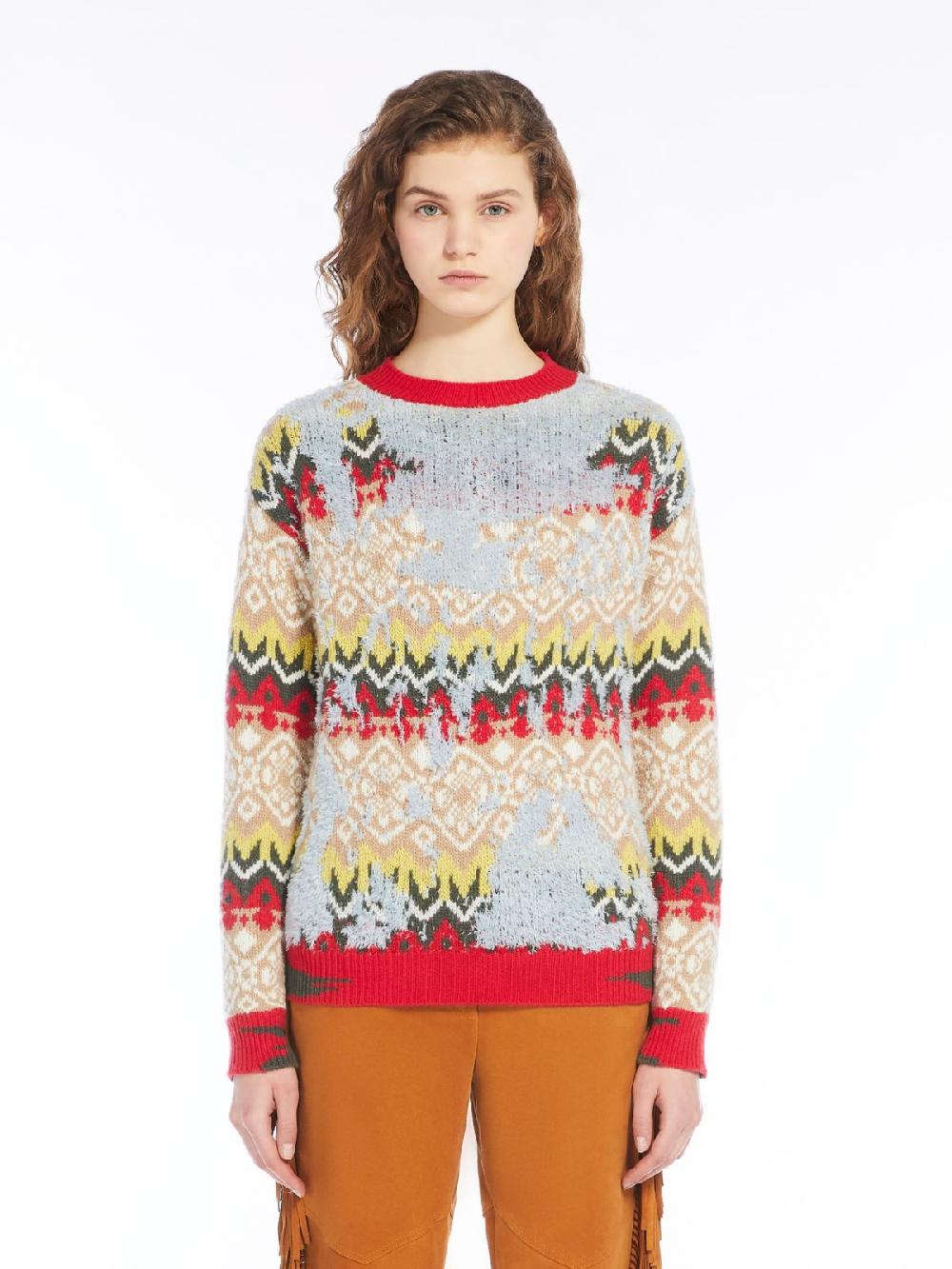 Weekend Maglia In Mista Lana Jacquard