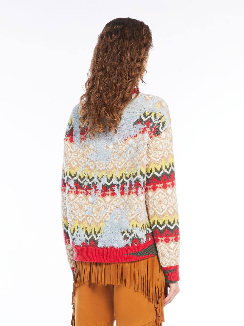 Weekend Maglia In Mista Lana Jacquard