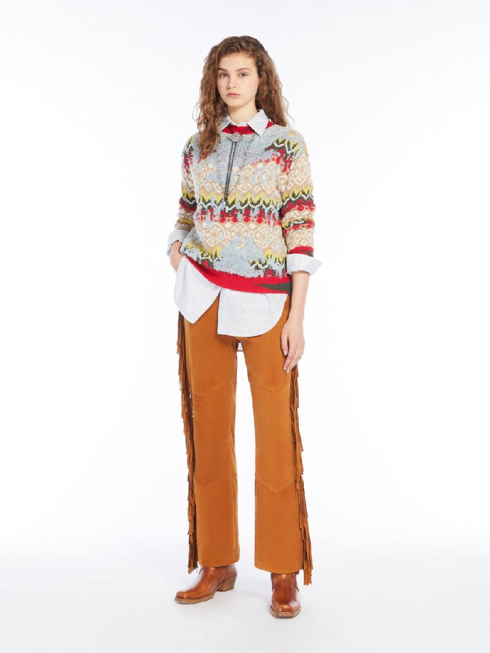 Weekend Maglia in mista lana jacquard