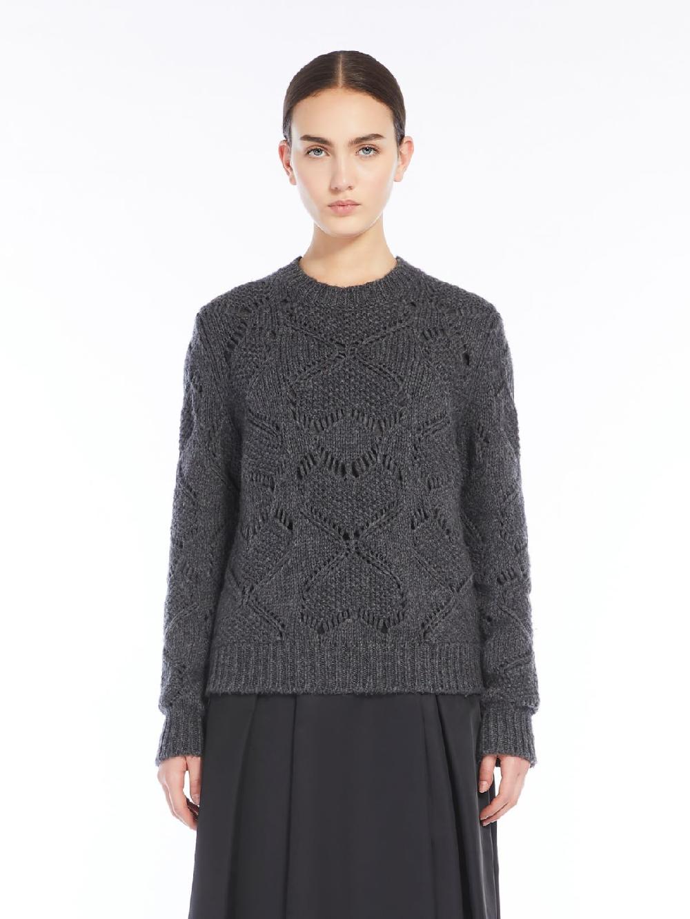 Weekend Maglia In Mista Lana Traforata