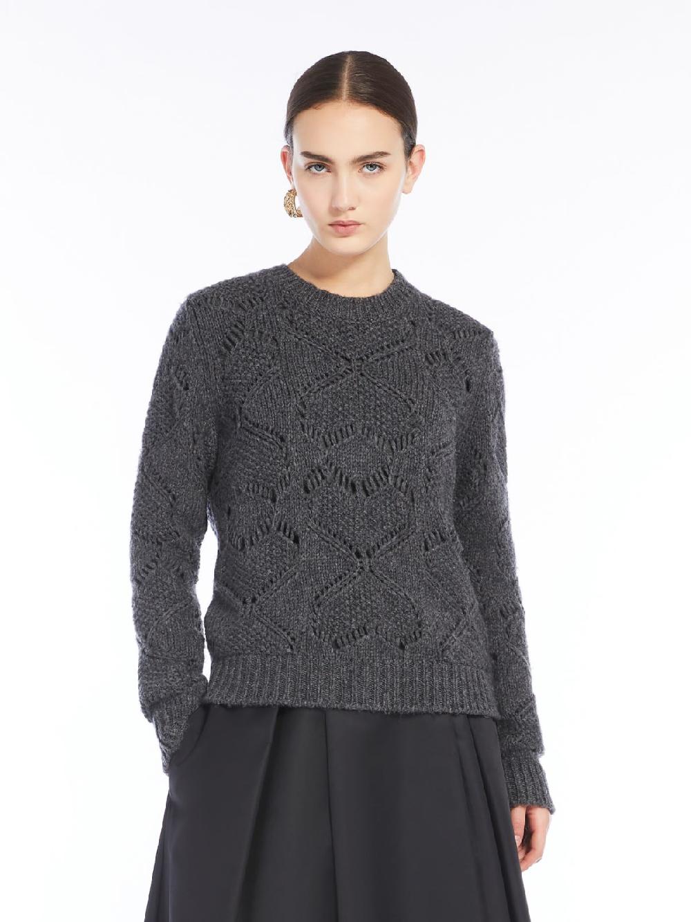 Weekend Maglia In Mista Lana Traforata